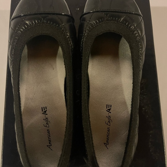 American Eagle Toddler Quilted Black Stretch Flat Size 10.5M - Picture 3 of 5